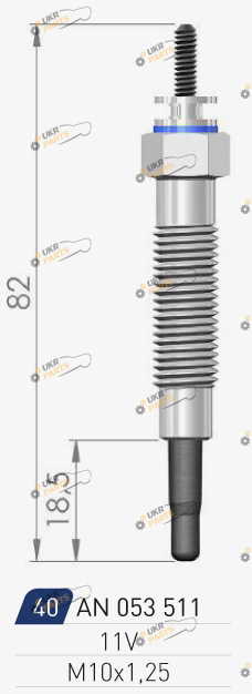 Свеча накаливания A-N PARTS 053 511